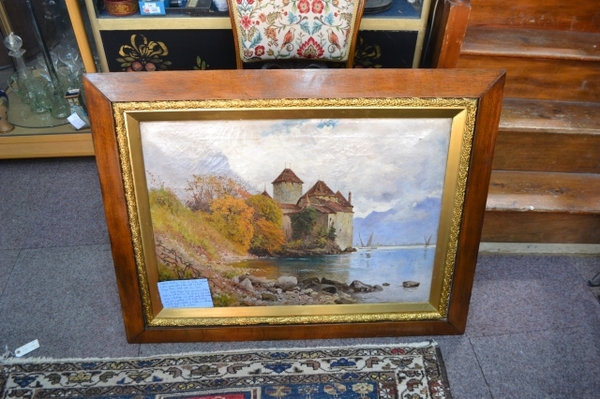 Discover the captivating Castle Of Chillon, an oil on canvas masterpiece from renowned British artist, Frank Morgan Chase. Learn about his inspiration, origins, and artistic journey. Own this piece for your collection today!