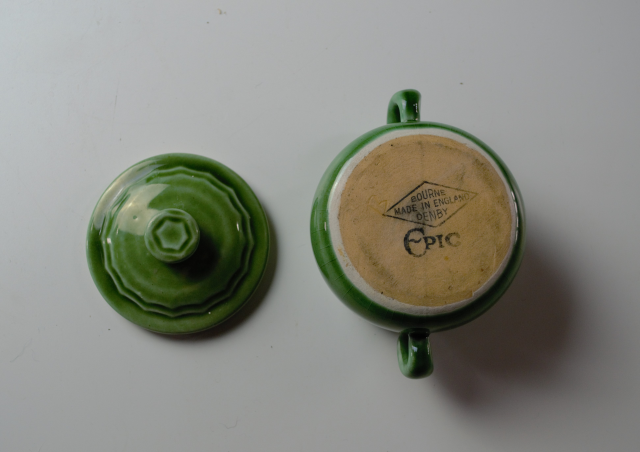 A set of six Bourne Denby Soup Bowls and Covers.