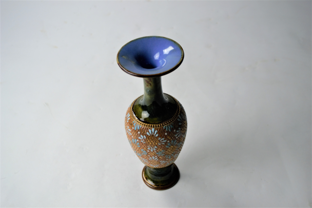 Royal Doulton Lambeth. Signed RB [Rosina Brown] 1887-1903.