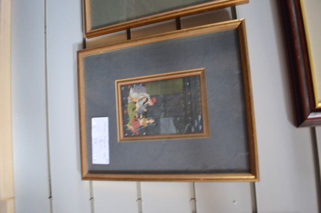 Indian Watercolour Painting from Jaipur. 27cm x 33cm. 