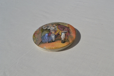 Discover our range of antique Uncle Toby Prattware pot lids (1860-1890) now! Unique designs, perfect for collectors. Shop and add a piece of history to your collection today!