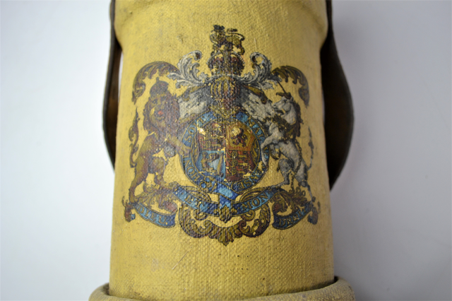 Explore our collection of Edwardian cordite carriers! Featuring a Kings crown emblem and in reasonable condition. Don't miss out, buy now!