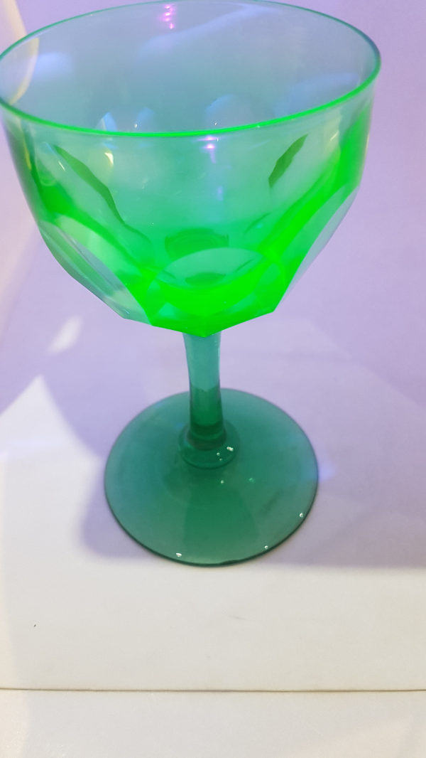 19-20th Century Manganese Tumbler Glass.