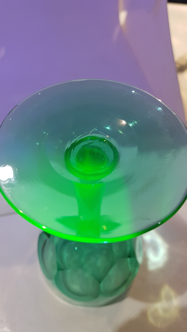 19-20th Century Manganese Tumbler Glass.