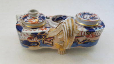 19th Century Imari Inkwell