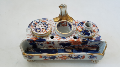 19th Century Imari Inkwell