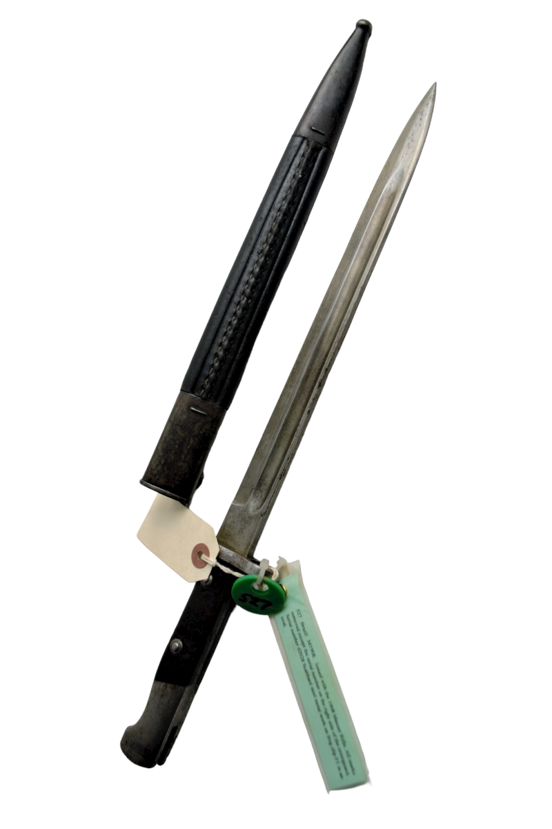 Explore our range of Brazil M1908 Bayonets, issued with the 1908 Mauser rifle. Discover unique items with preserved serial numbers and quality metalwork. Grab yours now!