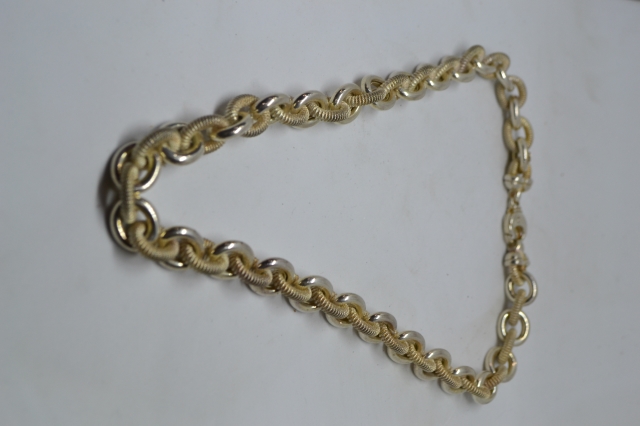 Continental tested silver necklace.