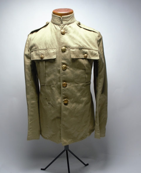 Explore our collection of Royal Marines KD frocks, featuring single vent, mandarin collars, and post-1918 service buttons. Act now, cherish the history!
