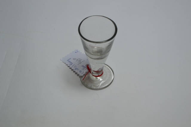 Discover our unique 18th/19th century firing glass, standing at 12cm high. Embrace historical elegance in your home. Buy now!