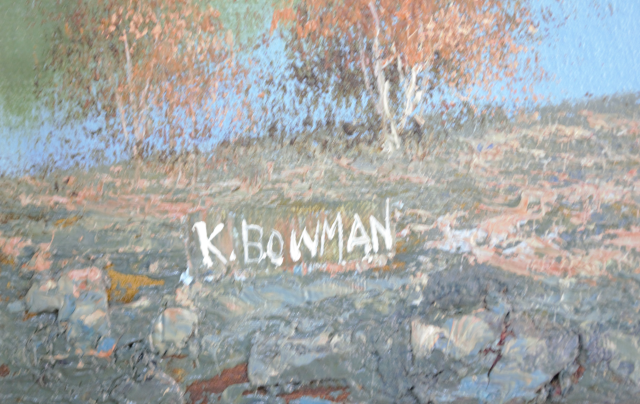 Откройте для себя потрясающую картину маслом на холсте 'Колорадский пейзаж' от известного художника Кеннета Боумана. Погрузитесь в ее красоту и детали. Приобретите этот шедевр прямо сейчас!