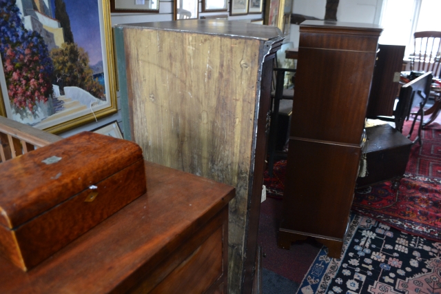 19th Century Oak Corner Cupboard and Stand.