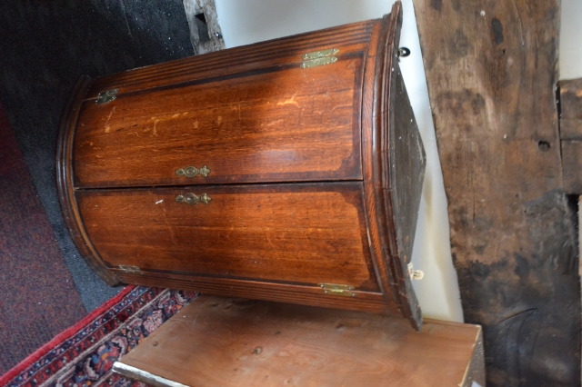 Discover our collection of 19th century bow fronted corner cupboards. Stands 100cm high. Ideal for any corner space. Shop now and upgrade your living space.