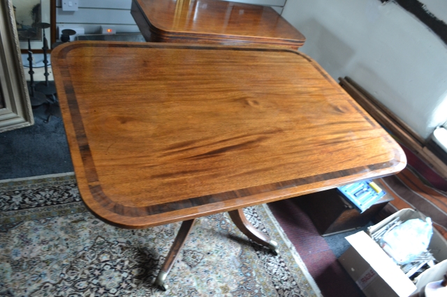 Discover our selection of Victorian mahogany breakfast tables, perfect for any home. Sized 120cm x 85cm x 73cm high. Shop now for your dining upgrade!