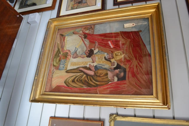 Victorian Needle Point Embroidery.