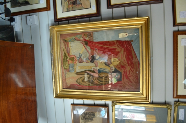 Victorian Needle Point Embroidery.