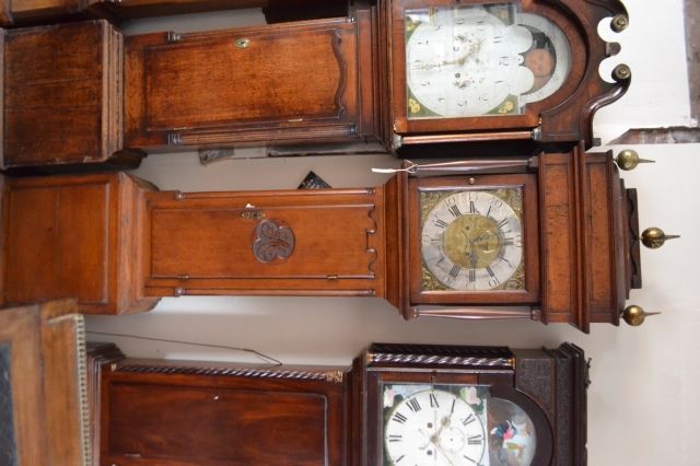 Discover John Winstanley's 220cm high 8 day long cased clocks from Holywell [1791 to 1835] with brass dial. Visit now to buy!