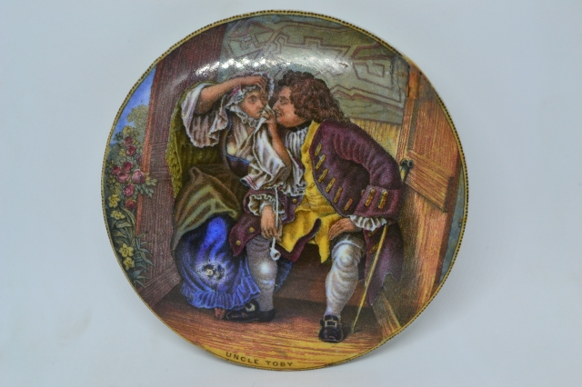 Explore Uncle Toby's Prattware lids - antique treasures with exquisite design. Detailed specifications available. Order now to add this piece of history to your collection!