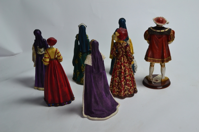 Henry VIII And Six Wife Figurines.