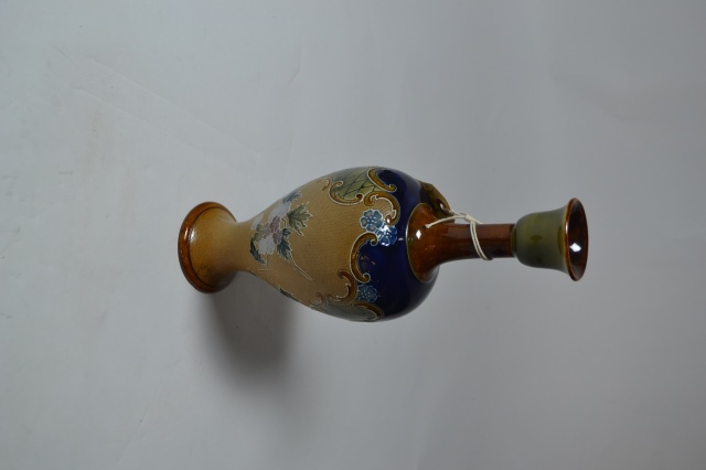 Royal Doulton Lambeth Slaters Patent Vase.