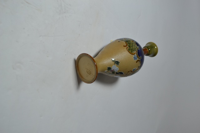 Royal Doulton Lambeth Slaters Patent Vase.