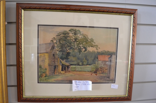 Watercolour by Anita Primrose. Signed.