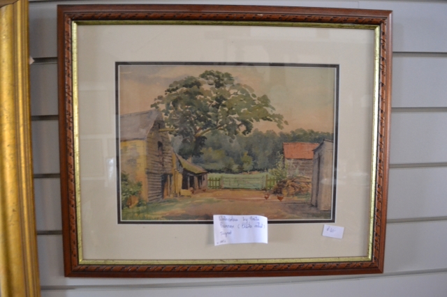 Watercolour by Anita Primrose. Signed.
