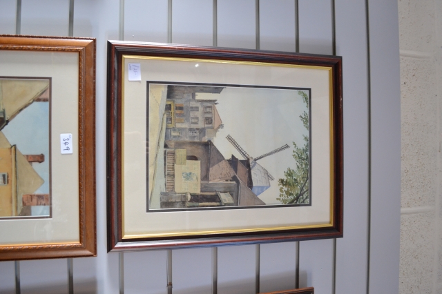 Discover exquisite watercolour artworks from unknown artists. Explore our collection now! This stunning 54cm x 43cm piece could be yours. Don't miss out!