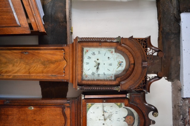 Walnut thirty day Long Cased Clock