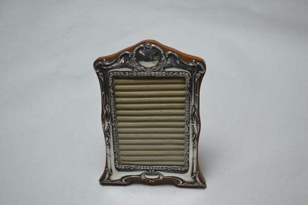 A Modern Sterling Silver Mounted Easel Backed Photo Frame