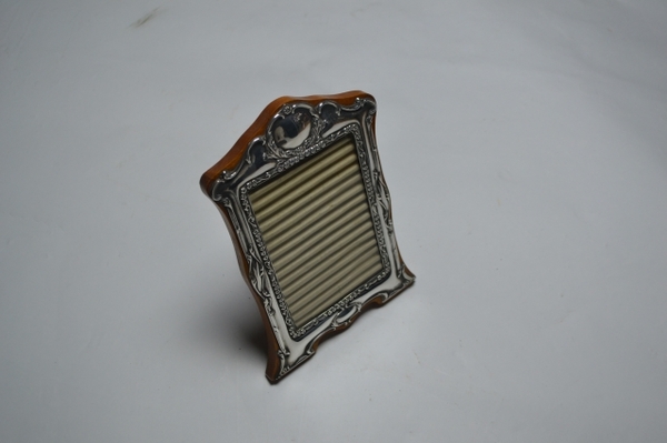 A Modern Sterling Silver Mounted Easel Backed Photo Frame