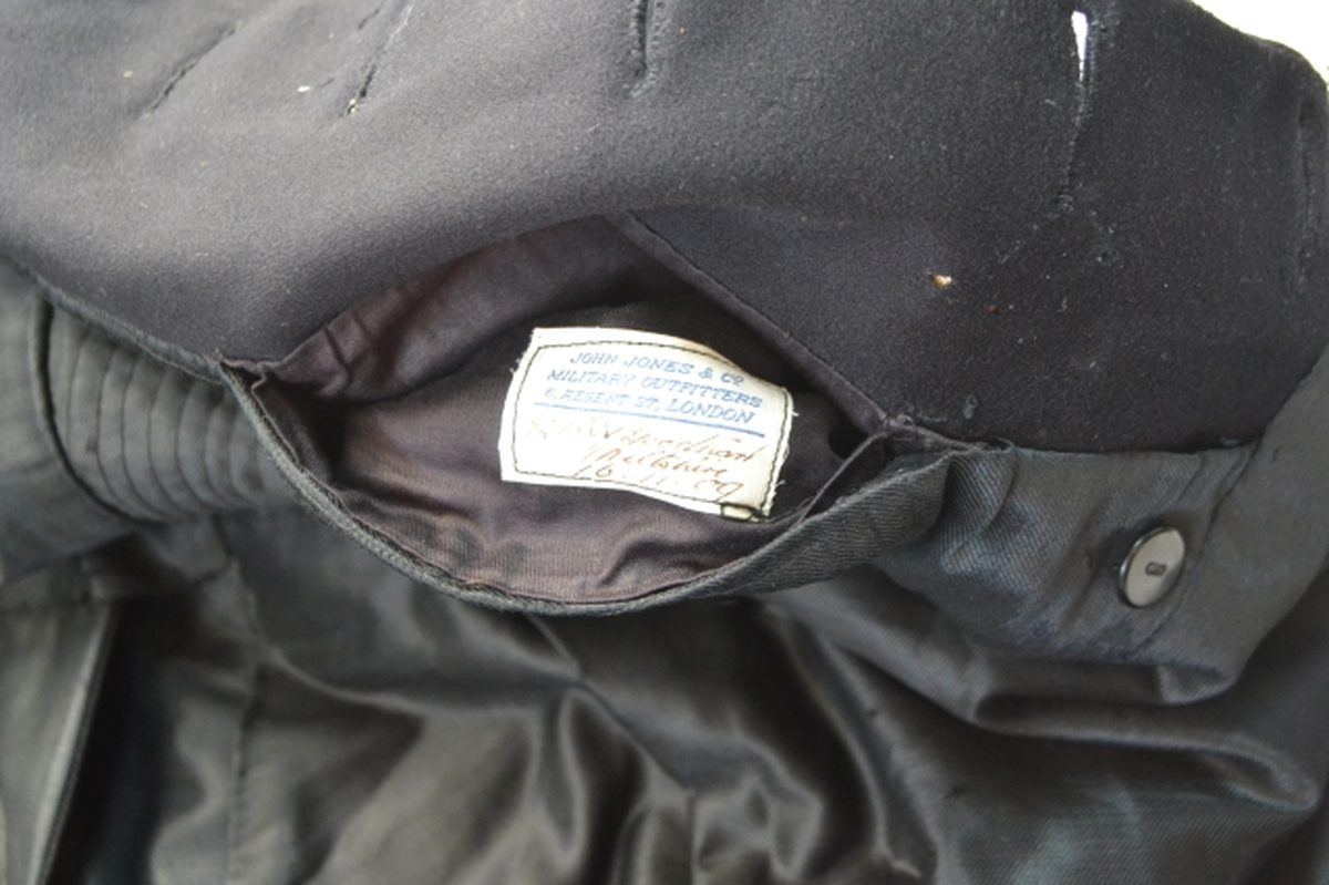 Discover our exquisite range of double-breasted, dark blue melton cloth uniforms by Jones & Co. Crafted with exceptional detail, now named to Lieutenant B H Goodhart. Shop now to add history to your collection!