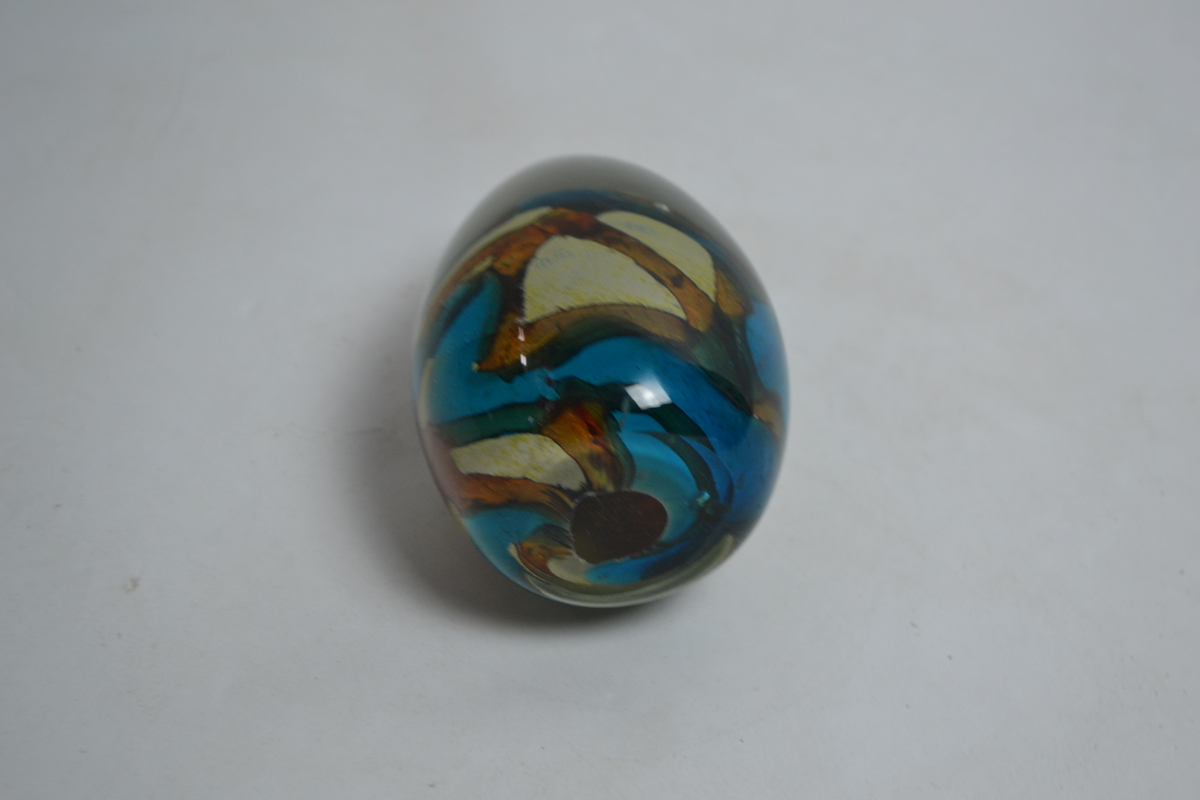 Discover Mdina's stunning glass paperweights, 13 cm in size, perfect for your home or office. Browse and buy now for a touch of elegance on your desk.