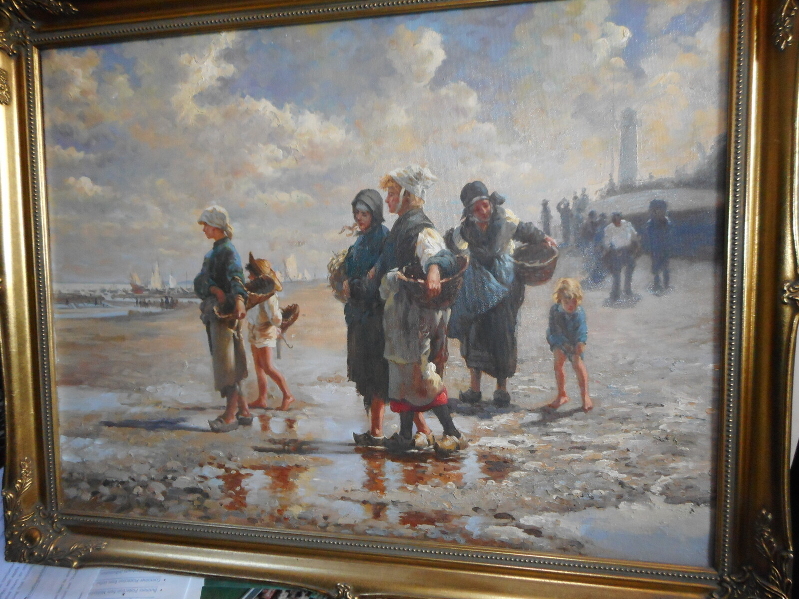 Fishing for Oysters at Cancale