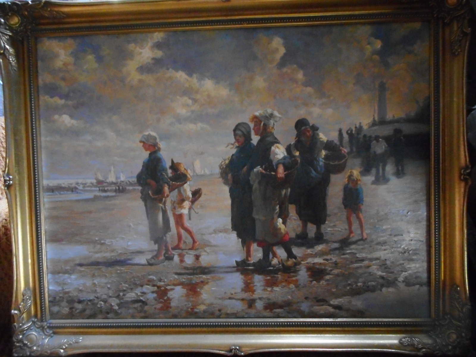 Fishing for Oysters at Cancale