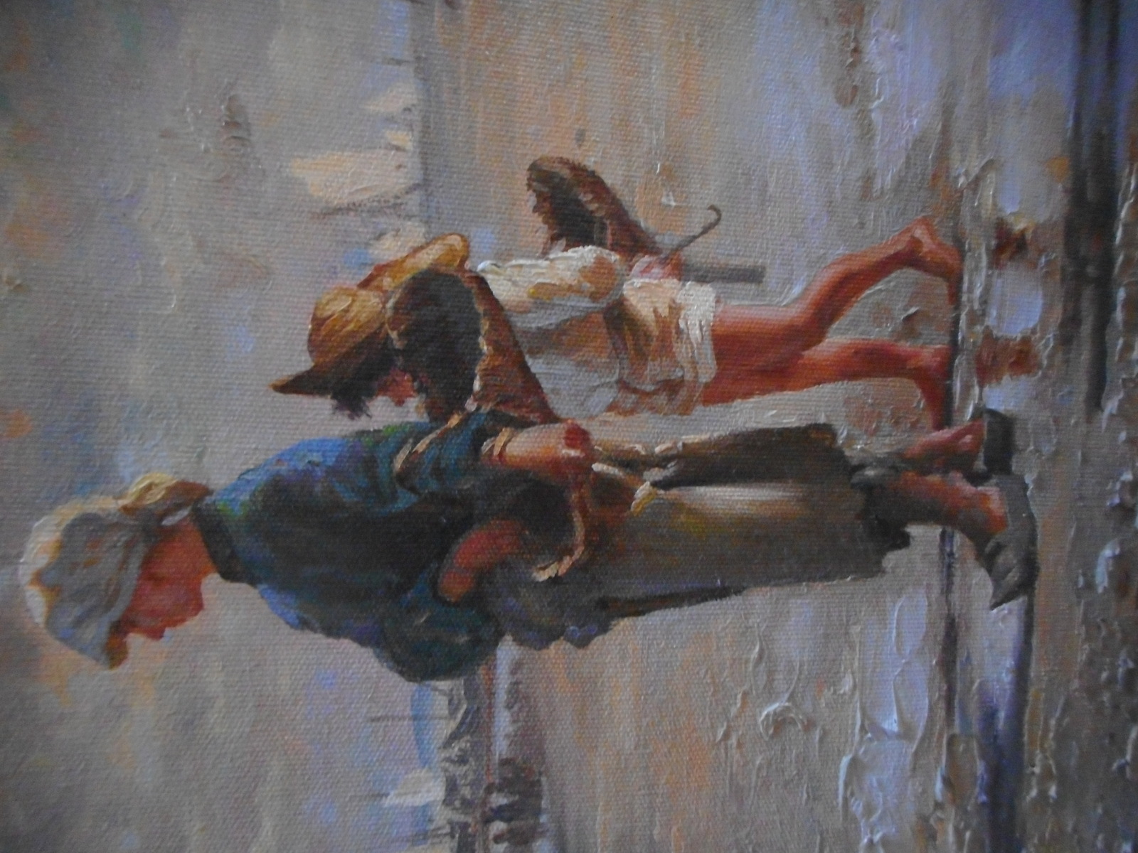 Fishing for Oysters at Cancale