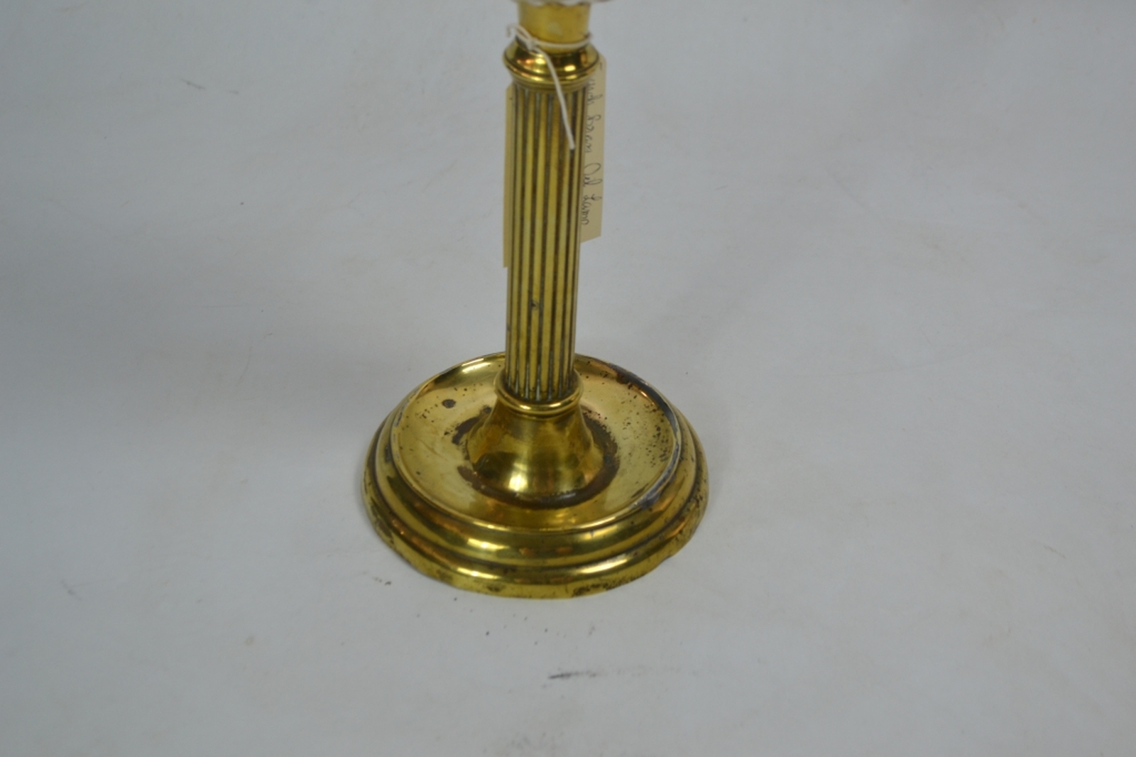 Explore our collection of 19th century French brass oil lamps. Buy now and add a classic touch to your home with our exquisite lamp. Height 59cm.