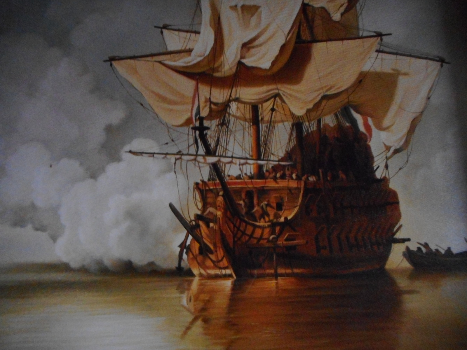 Explore our collection of reproduction artworks, including The Gun Salute by Willem van de Velde. High-quality oil on canvas, it captures a remarkable moment in maritime history. Discover now!