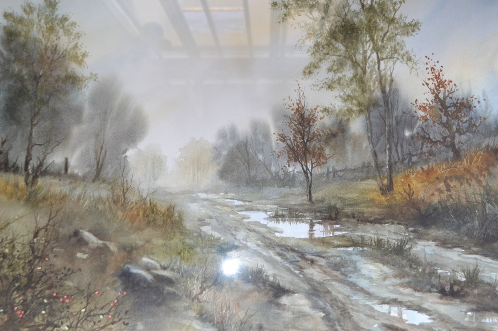 Watercolour painting by Anthony Waller "After the rain".