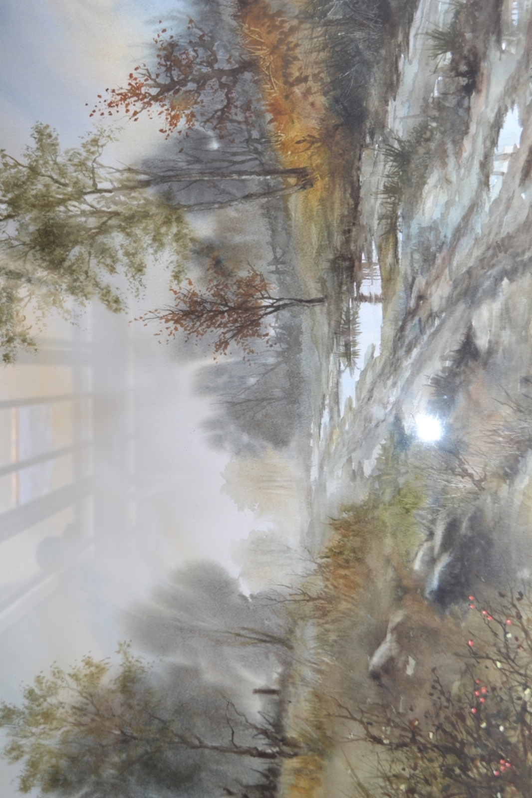 Watercolour painting by Anthony Waller "After the rain".