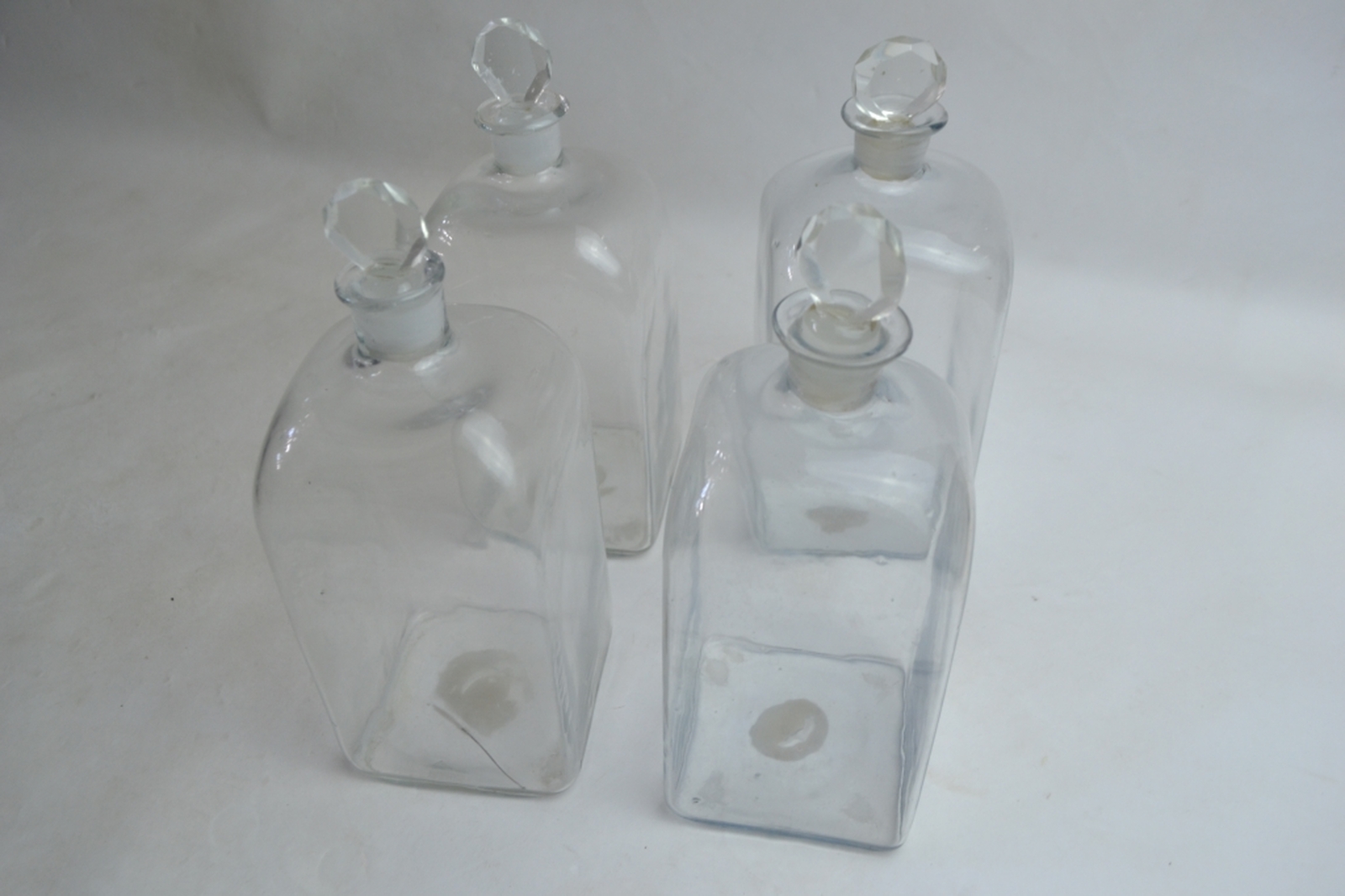 Explore our unique 18th century converted wine box, perfect for holding four square bottles. Browse now and add a touch of elegance with vintage cutlery boxes.