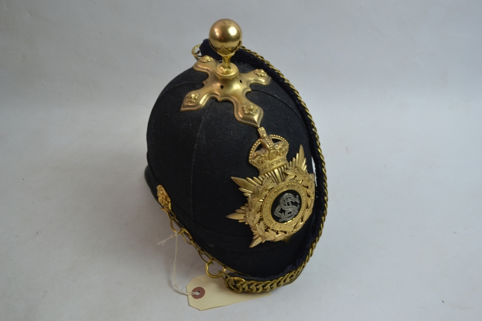 Officers Army Service Corps pre 1918 home service helmet