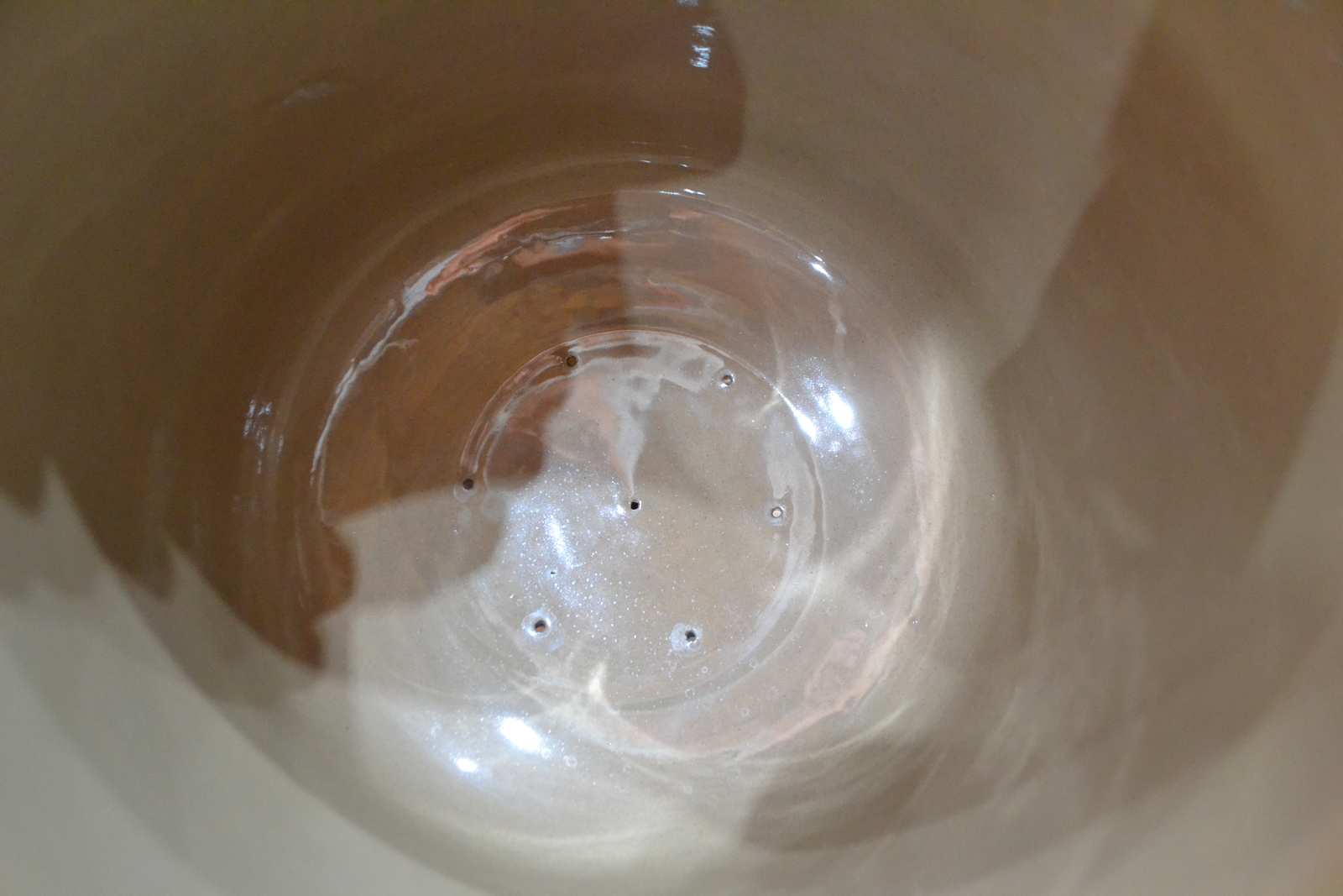 Large Victorian Stoneware Pottery Cheese Dome