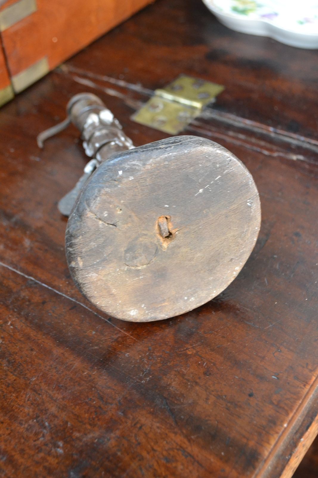 Discover our range of 18th century French adjustable Wine Cave candle holders. Crafted with wooden base and wall hook. Shop now to add vintage charm to your space!