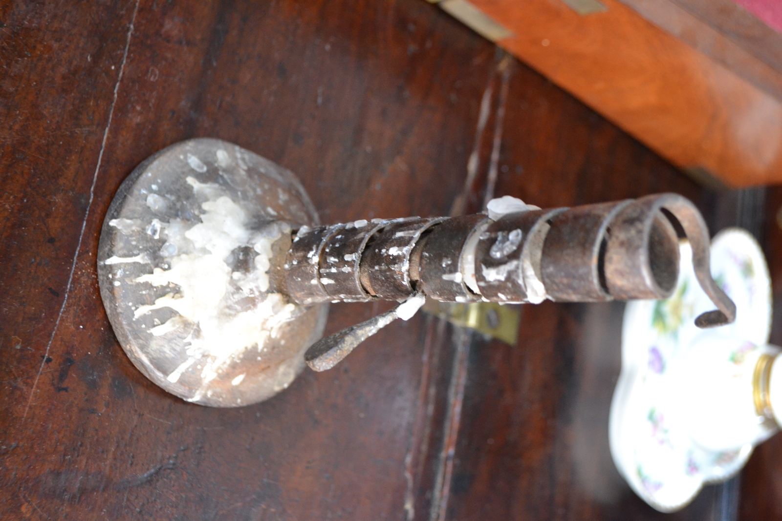 Discover our range of 18th century French adjustable Wine Cave candle holders. Crafted with wooden base and wall hook. Shop now to add vintage charm to your space!