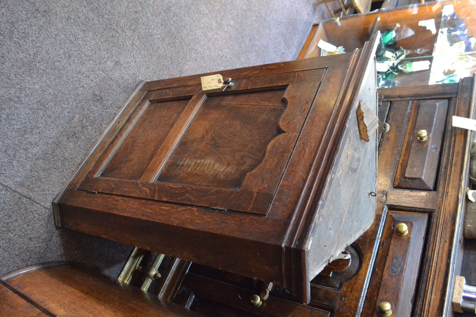 Georgian Oak Corner Cupboard