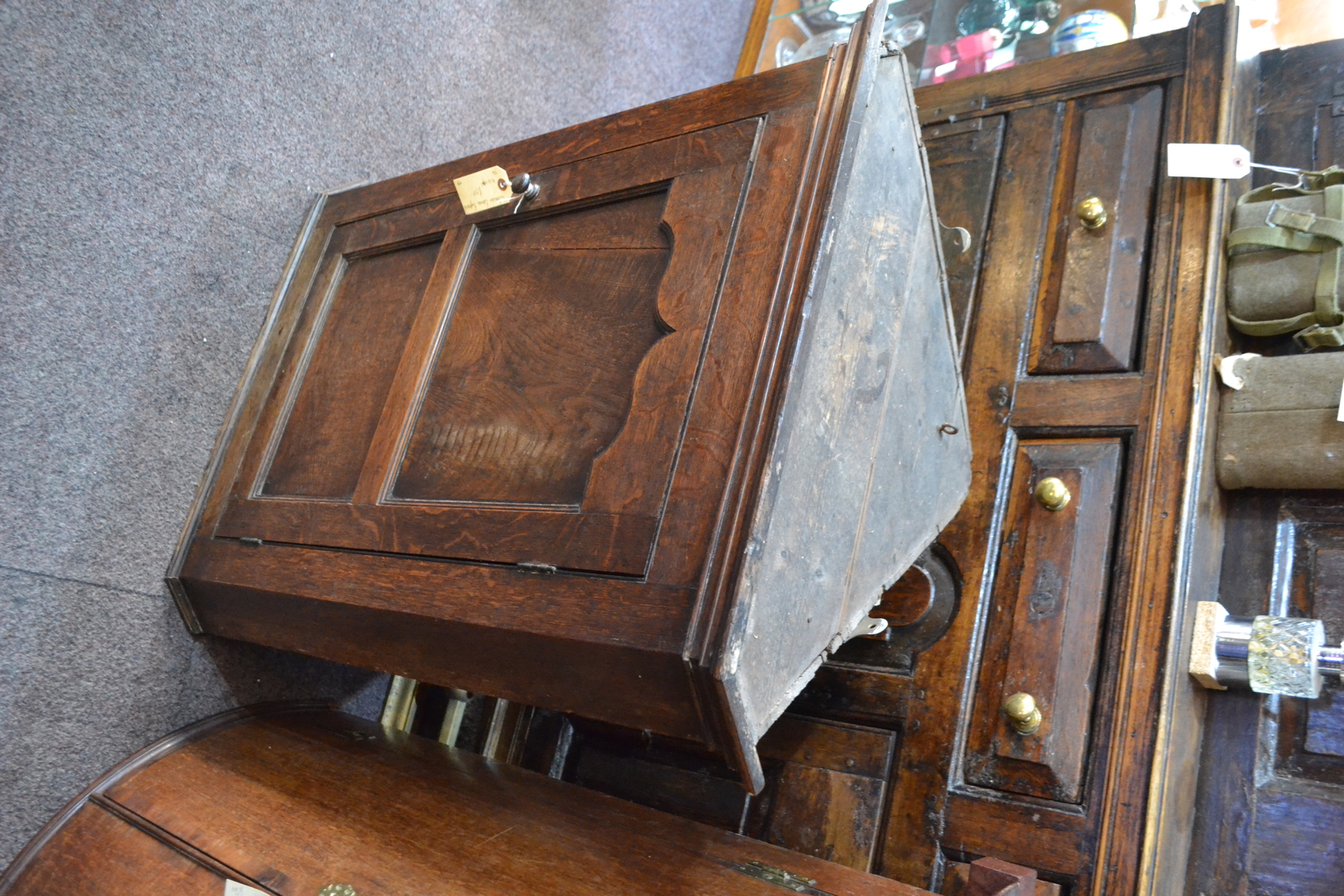 Georgian Oak Corner Cupboard