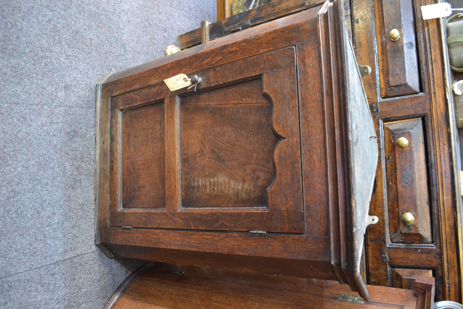 Georgian Oak Corner Cupboard
