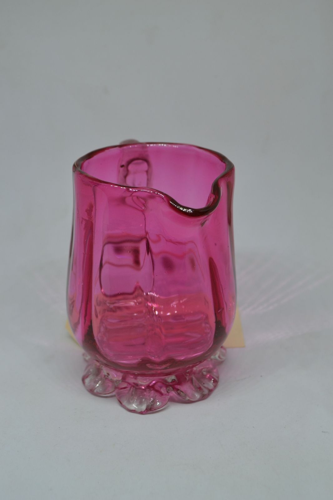 A Late 19th Century Cranberry Milk Jug