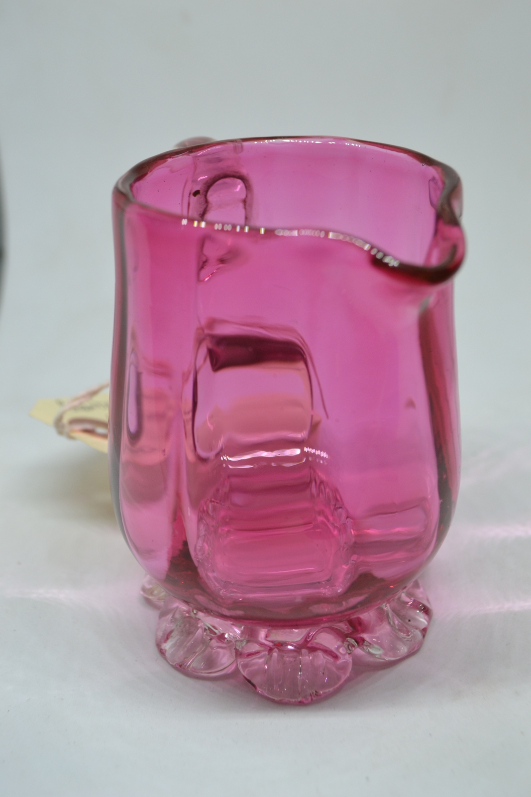 A Late 19th Century Cranberry Milk Jug